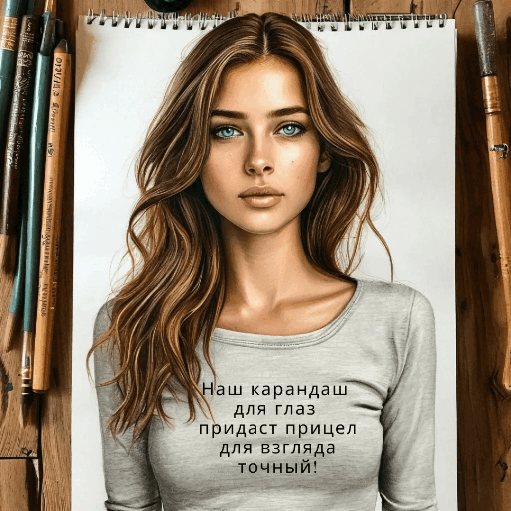 Наш карандаш для глаз придаст прицел для взгляда точный!