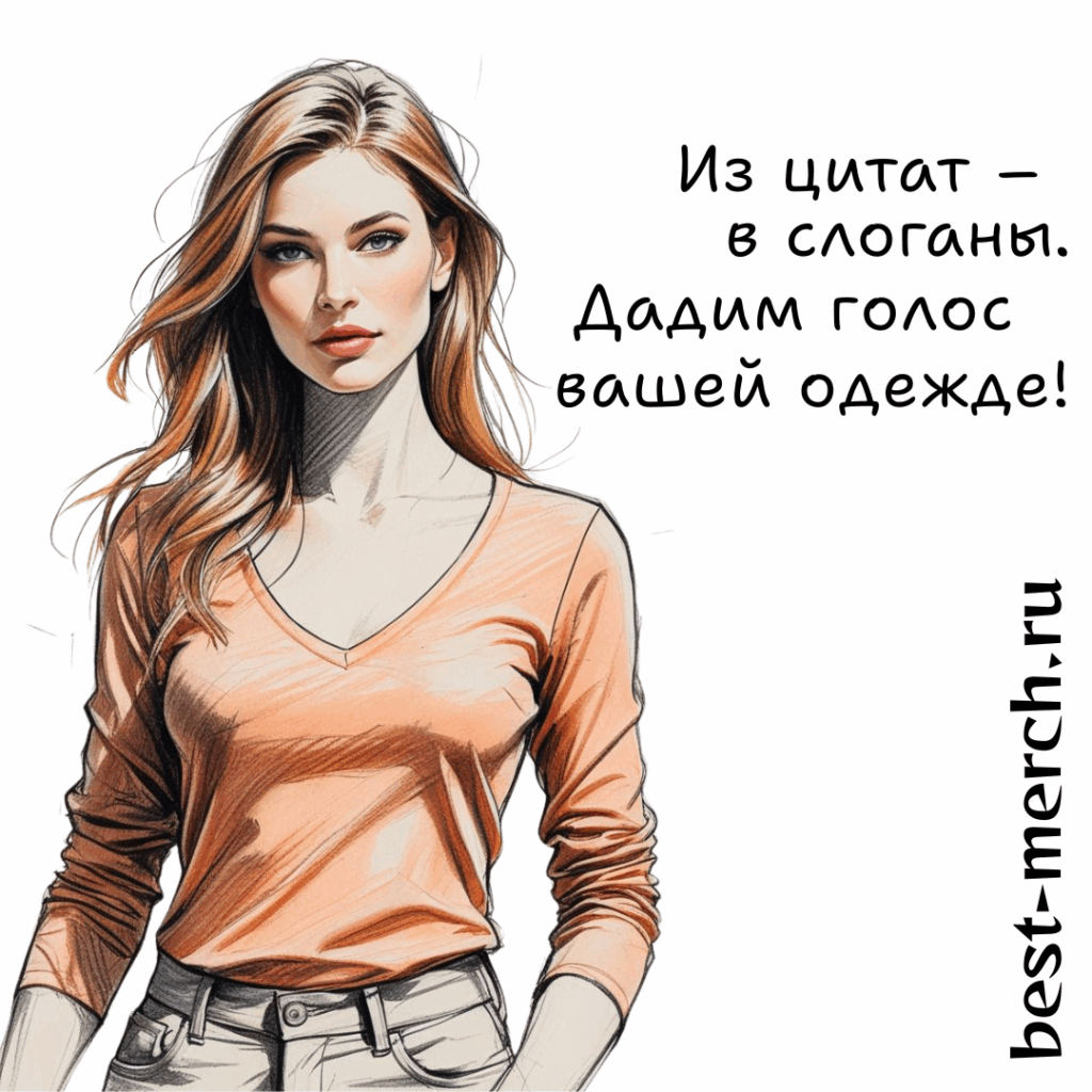 Из цитат – в слоганы. Дадим голос вашей одежде!