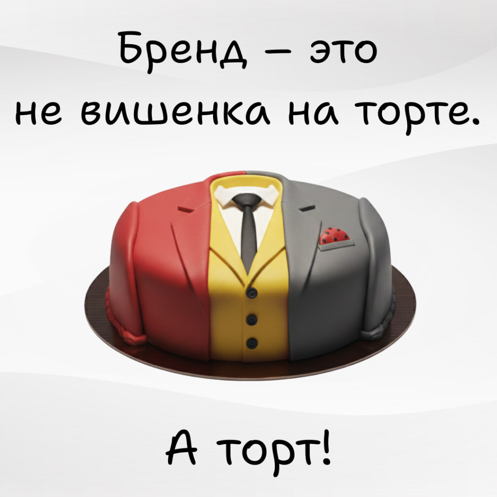 Бренд – это не вишенка на торте. А сам торт!