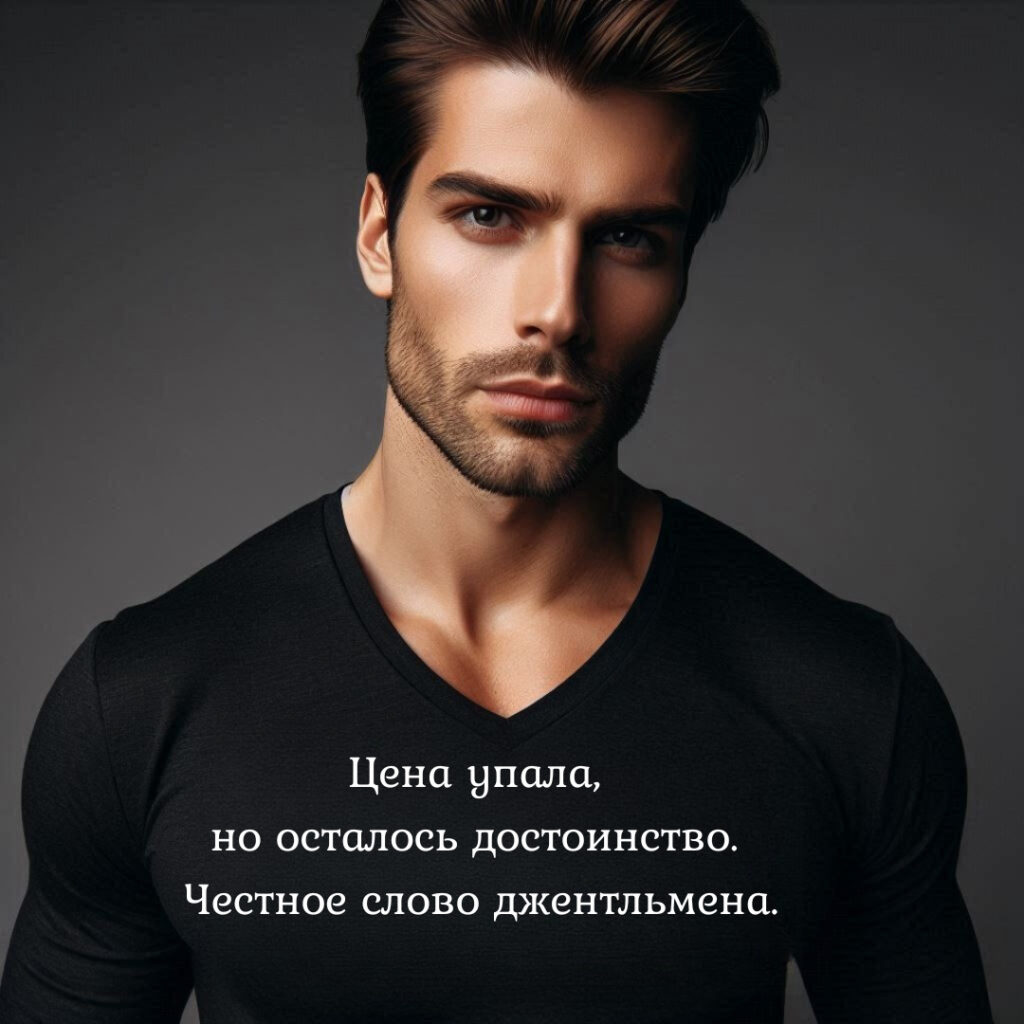 Цена упала, но осталось достоинство. Честное слово джентльмена.