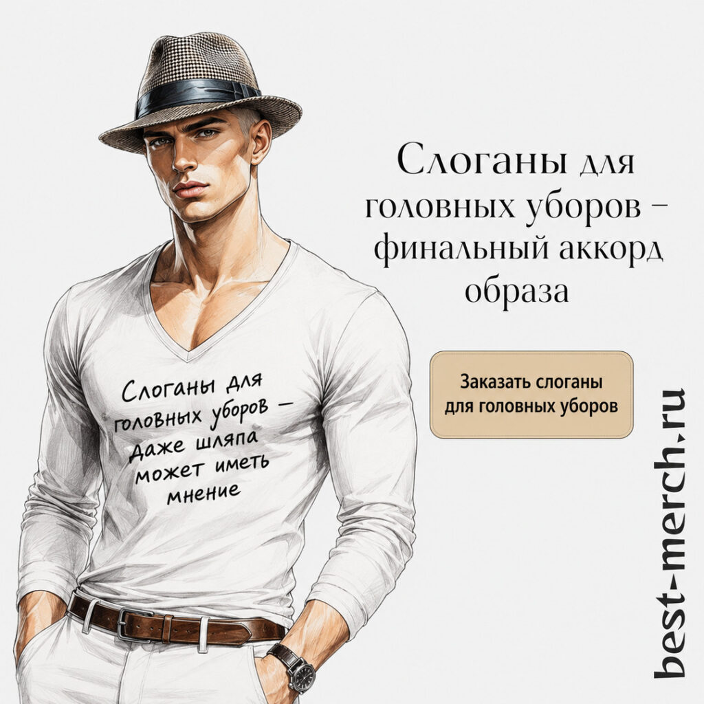 Заказать слоганы для головных уборов